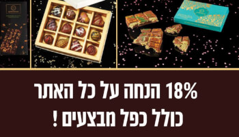 מבצע חגיגי בשוקולטרי גליצקי