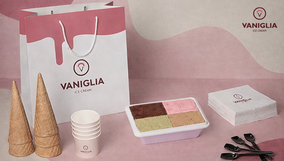 חצי ליטר גלידה ב-וניליה