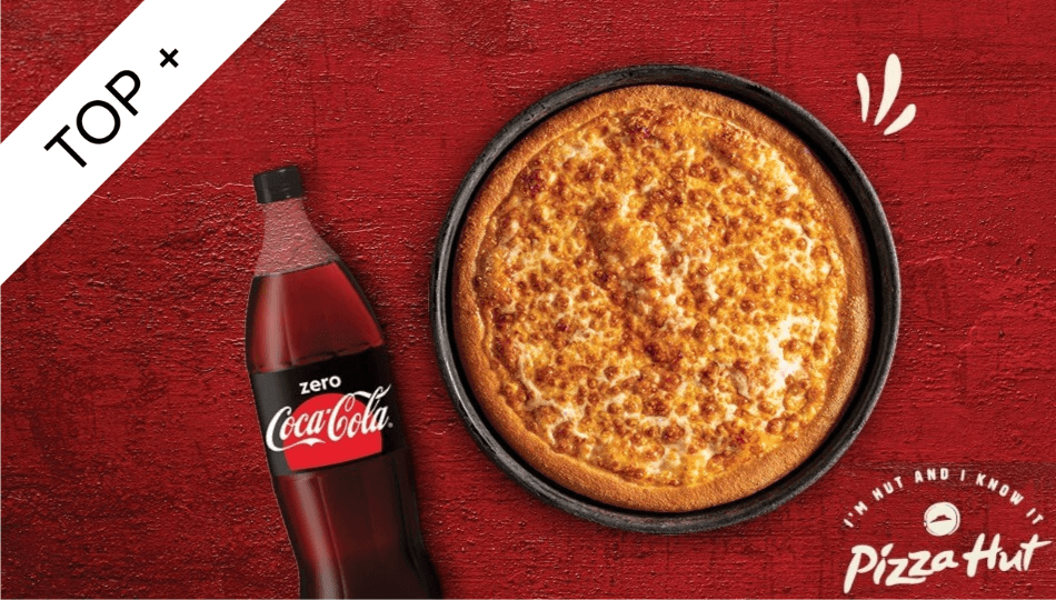 פיצה משפחתית + שתיה