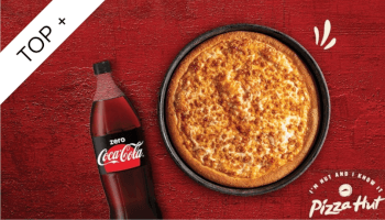 פיצה משפחתית + שתיה